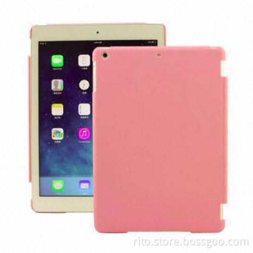 New Pink Silicone Matte Hard Cover for iPad Air